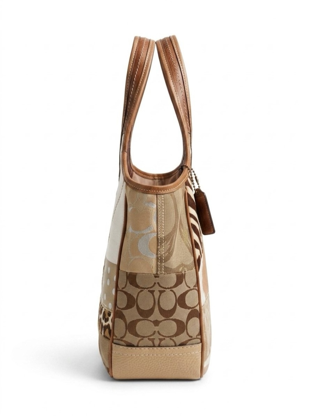 Coach Vintage Patchwork Ergo Hobo Shoulder Bag with Wristlet in Mixed Materials - Picture 5 of 9